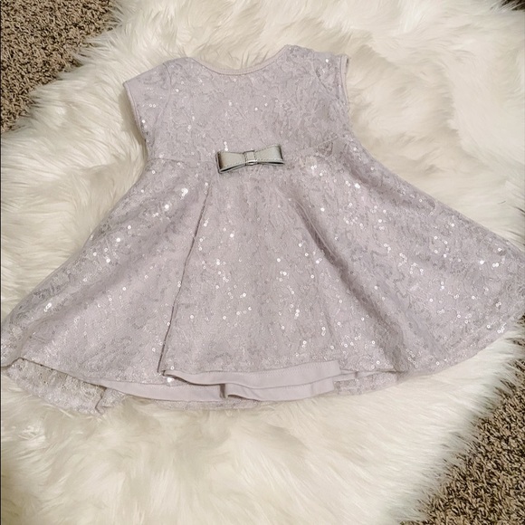 Other - 12/18 Silver Sequence Short Sleeve Fancy Dress